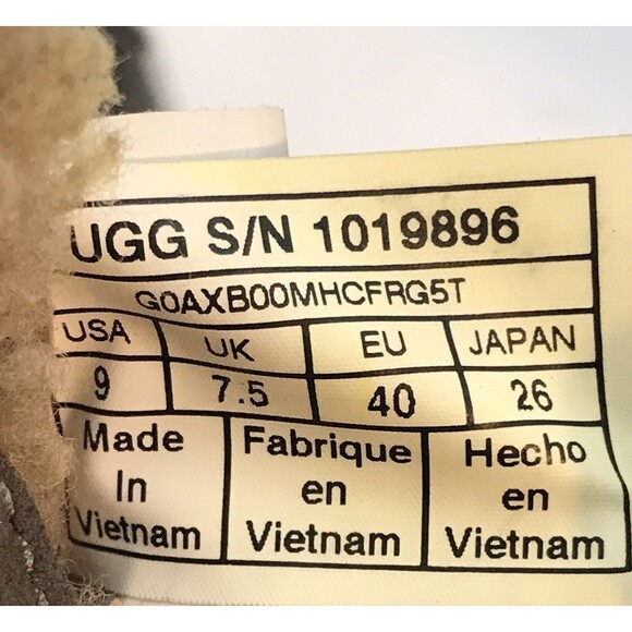 UGG Starlyn F27117D Sneaker Boots Women's 9 Gray Leather Shearling Lace Up Shoes - Picture 10 of 11